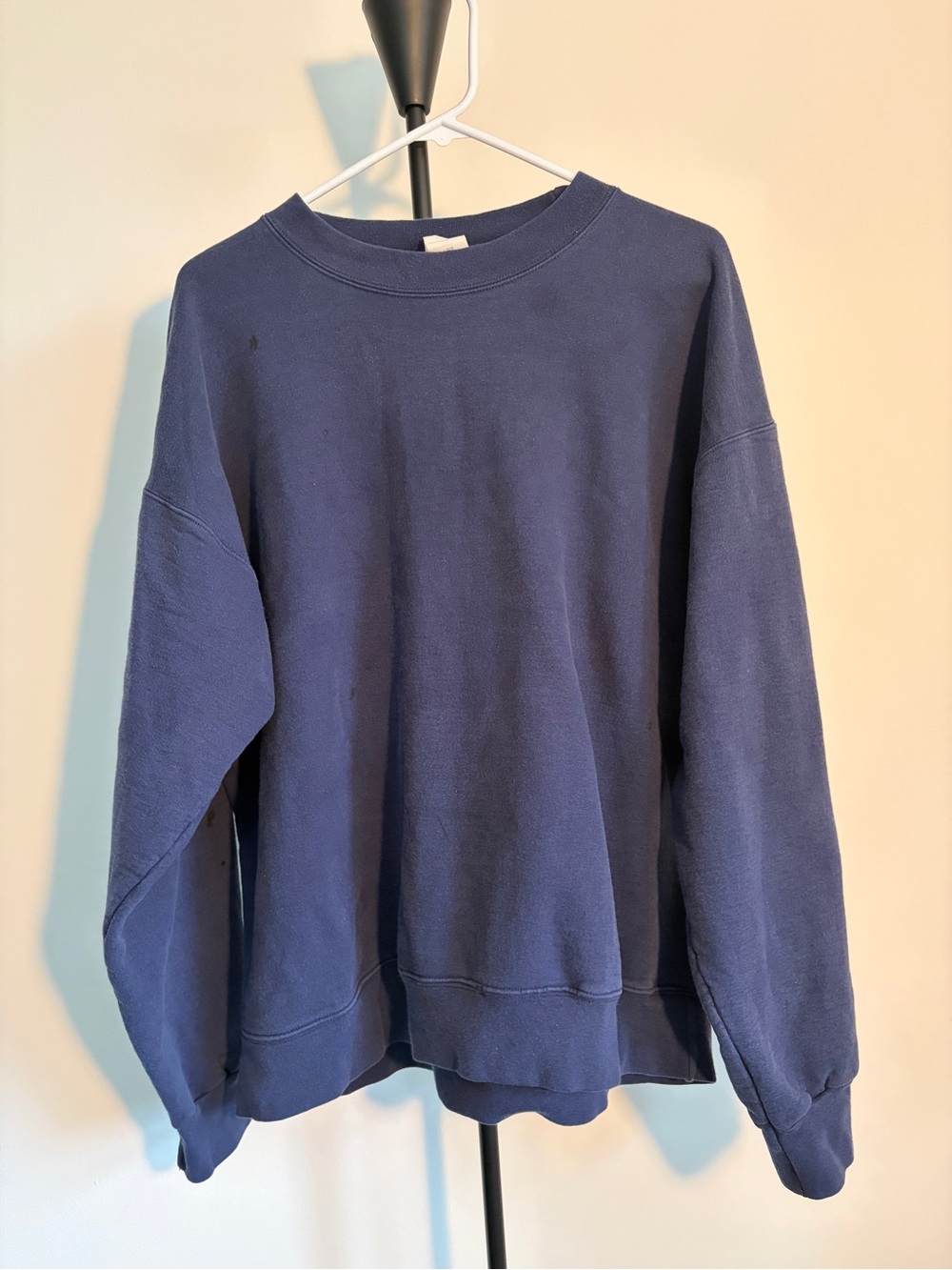 Hanes Navy Blue Crewneck Sweatshirt Size L
